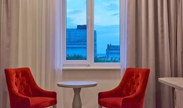 Номер Делюкс с кроватью размера «queen-size» в Отеле Hotel Milano
